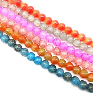 Crackle Glass Beads
