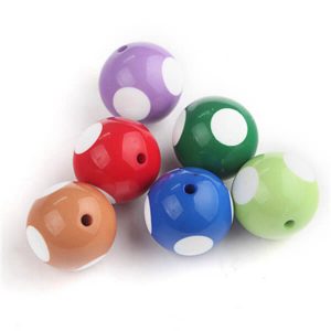 Printed Acrylic Beads