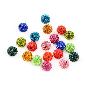 Rhinestone Clay Pave Beads