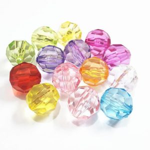 Transparent Acrylic Beads