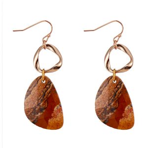 Rose Quartz Drop Earrings