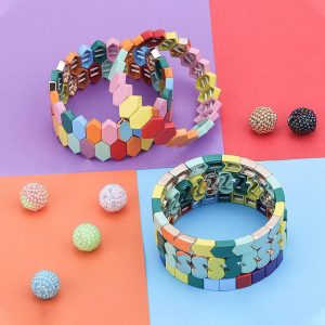 Vogue Stackable Enamel Bracelet