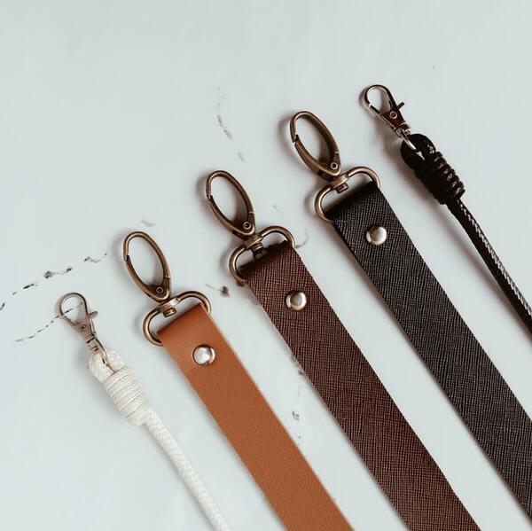 Brown Leather Belts for Jewelry