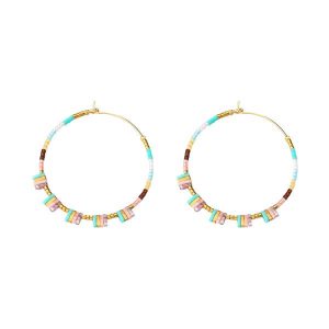 Vacation Copper Beads Earrings