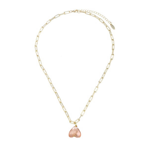 Crystal Heart Pendant Necklace